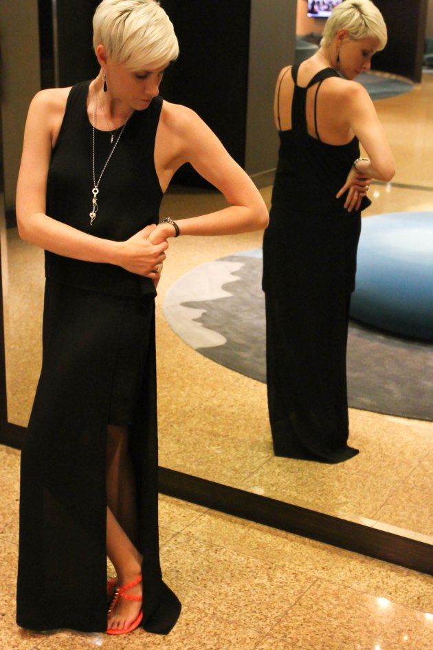 Sass and bide in mirror